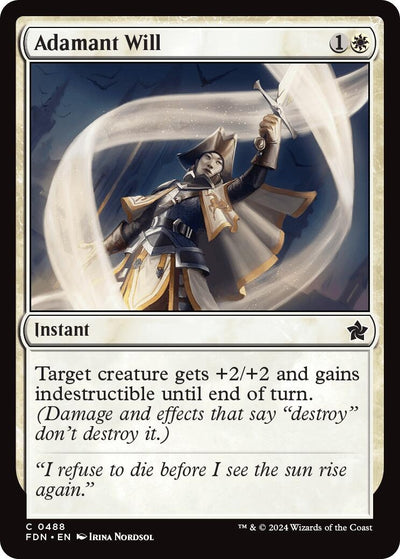 Adamant Will (488) (FDN)
