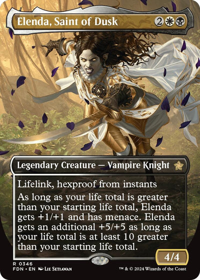 Elenda, Saint of Dusk (Borderless) (346) (FDN)
