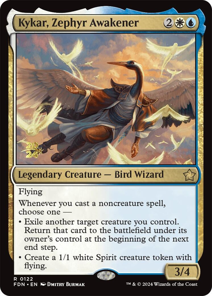 Image for Kykar, Zephyr Awakener (122) (PRE) - Magic: The Gathering