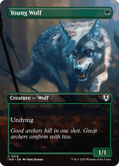 Young Wolf (Borderless) (319) (INR)