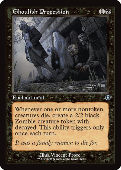 Ghoulish Procession (Retro Frame) (378) (INR)