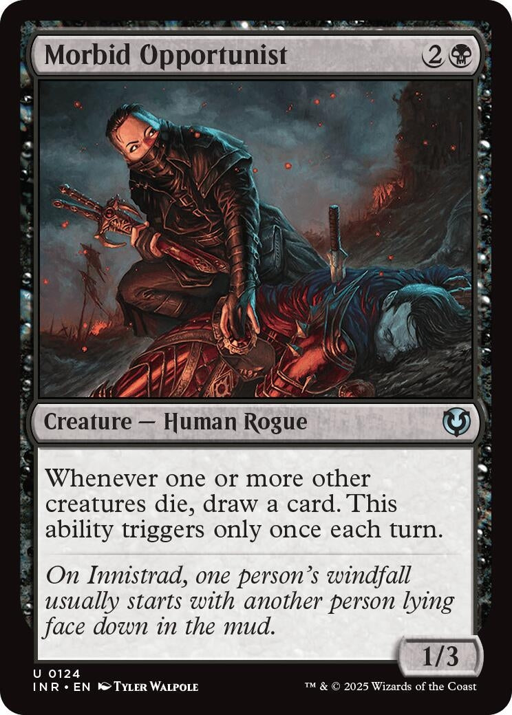Image for Morbid Opportunist (124) (INR) - Magic: The Gathering