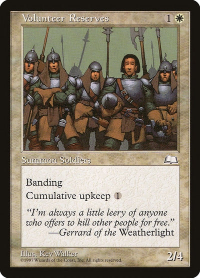 Volunteer Reserves (WTH)