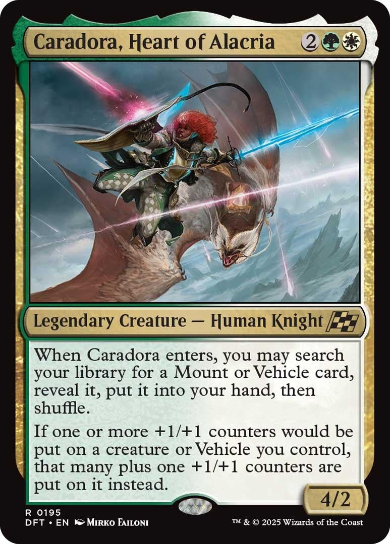 Image for Caradora, Heart of Alacria (195) (DFT) - Magic: The Gathering