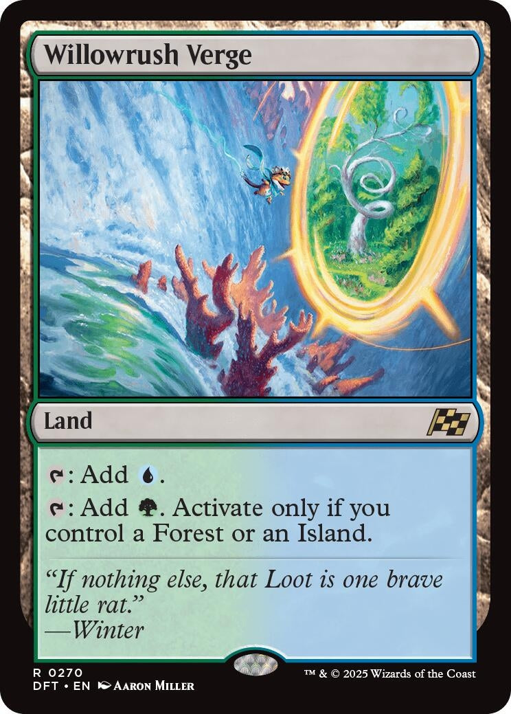 Image for Willowrush Verge (270) (DFT) - Magic: The Gathering