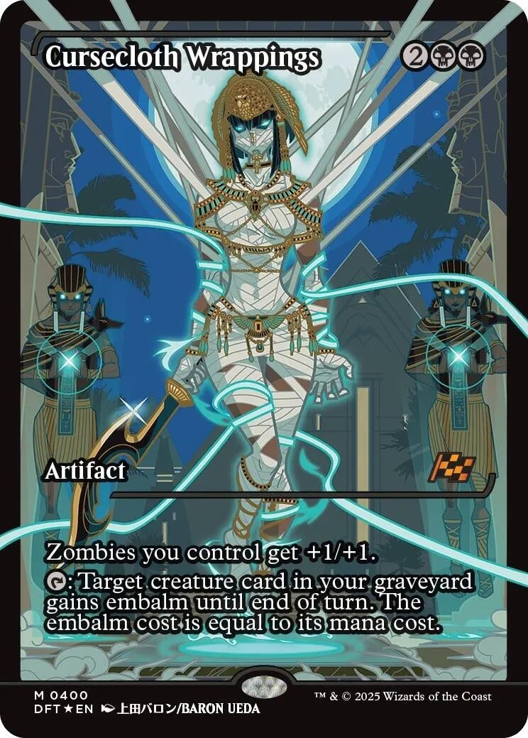 Image for Cursecloth Wrappings (Showcase) (400) (DFT) - Magic: The Gathering