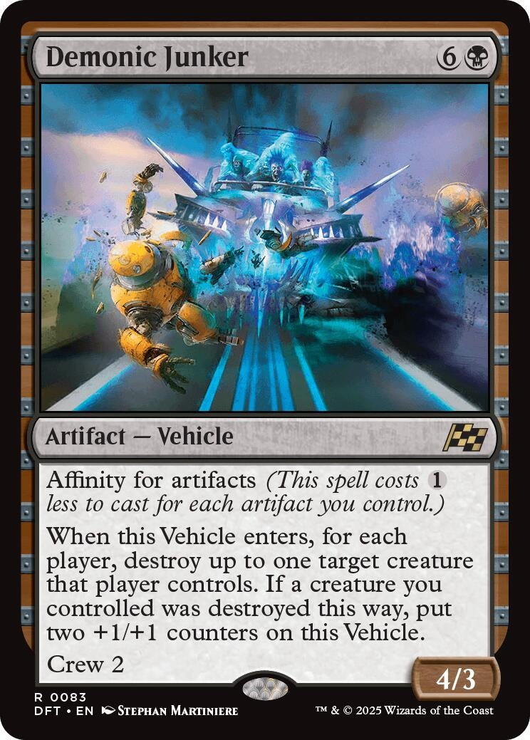 Image for Demonic Junker (83) (DFT) - Magic: The Gathering