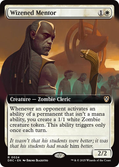 Wizened Mentor (Extended Art) (24) (DRC)