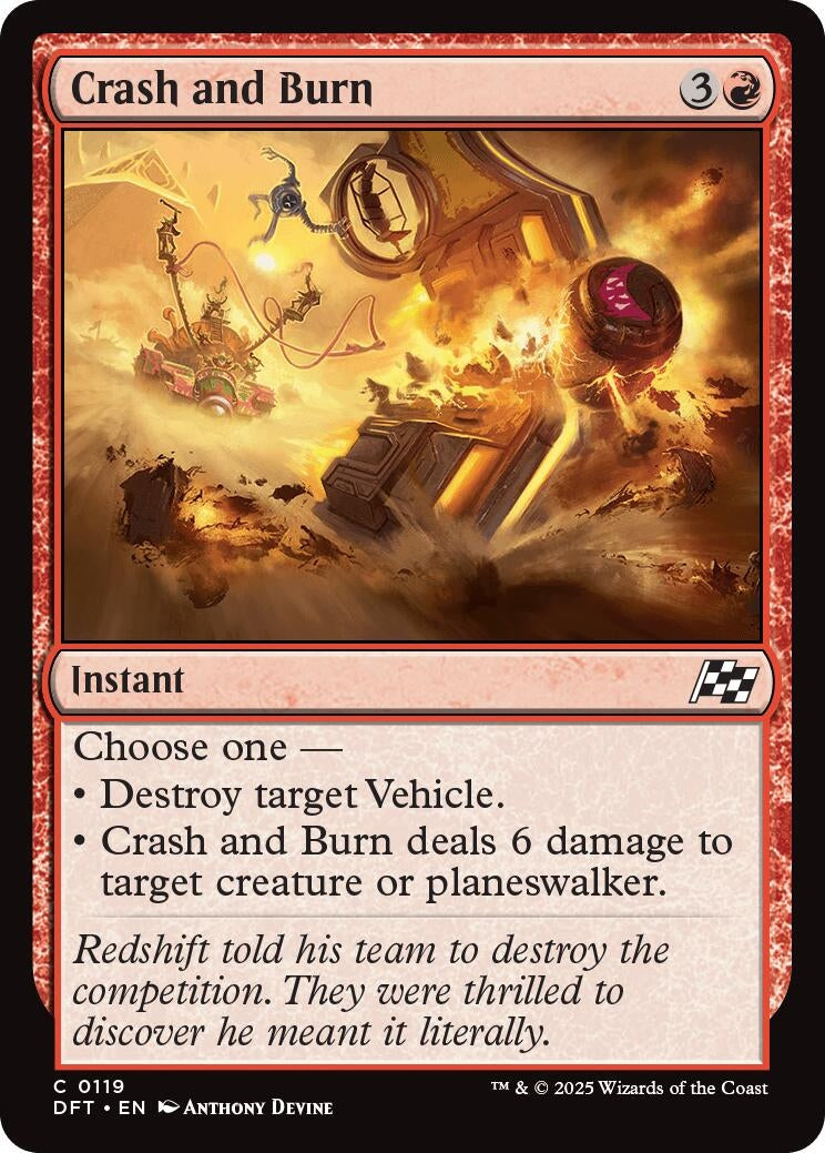 Crash and Burn (119) (DFT) Japanese