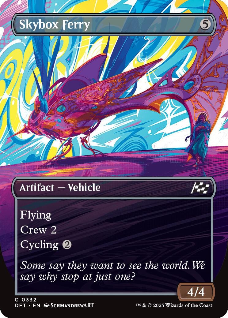 Image for Skybox Ferry (Borderless) (332) (DFT) - Magic: The Gathering