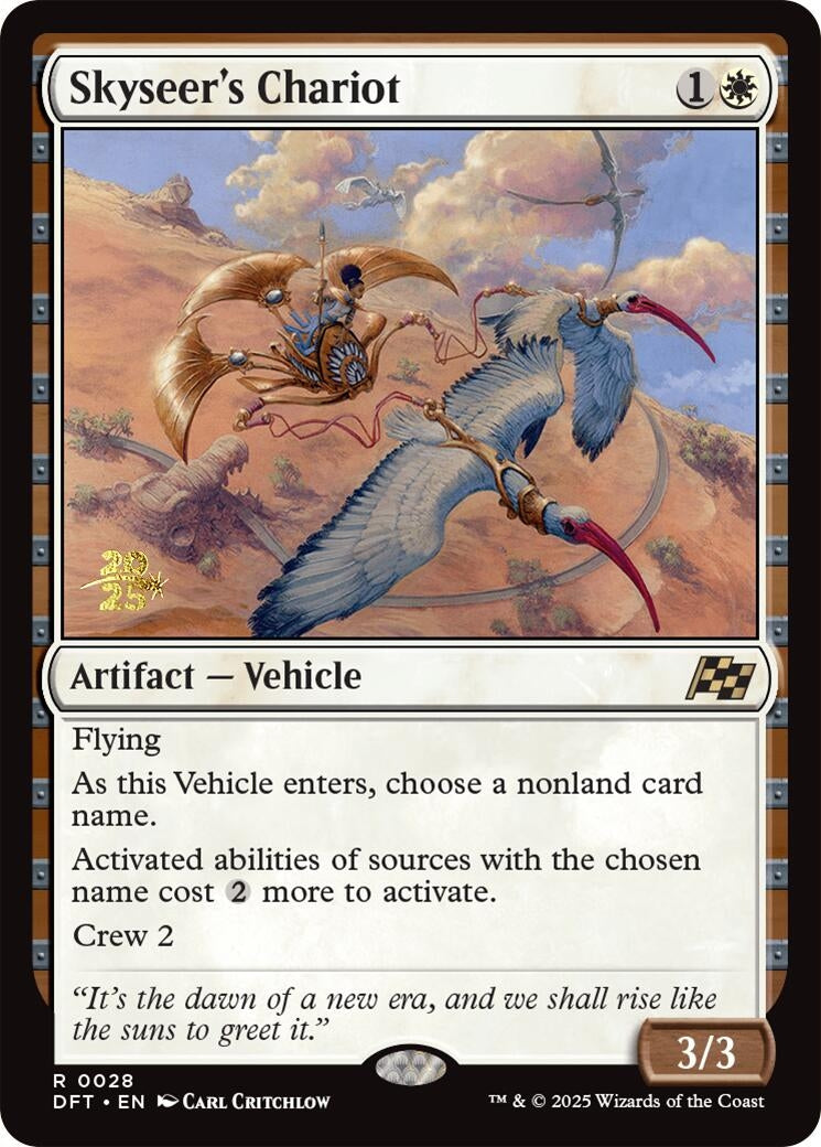 Image for Skyseer's Chariot (28) (PRE) - Magic: The Gathering