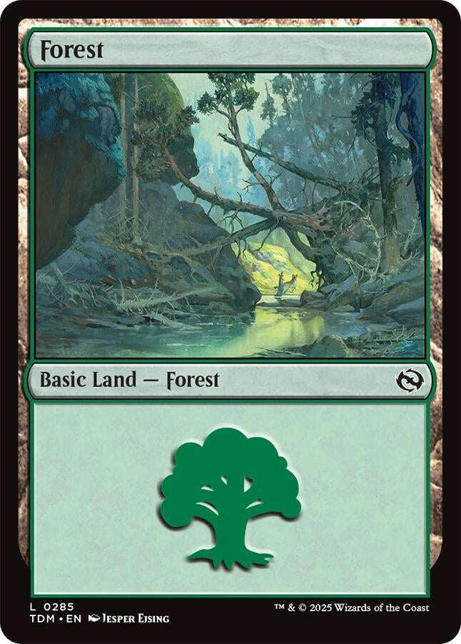 Image for Forest (0285) (285) (TDM) - Magic: The Gathering