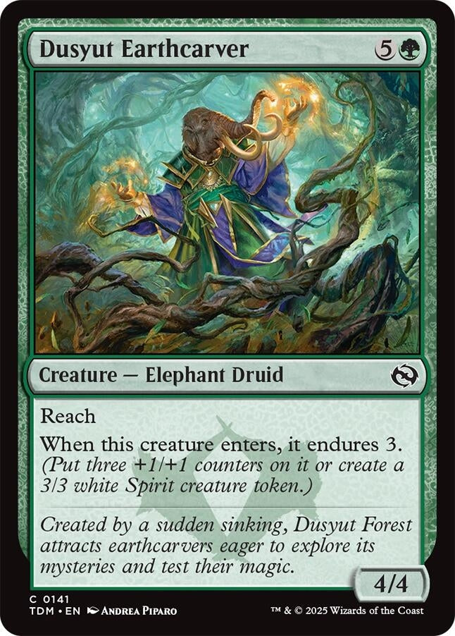 Image for Dusyut Earthcarver (141) (TDM) - Magic: The Gathering