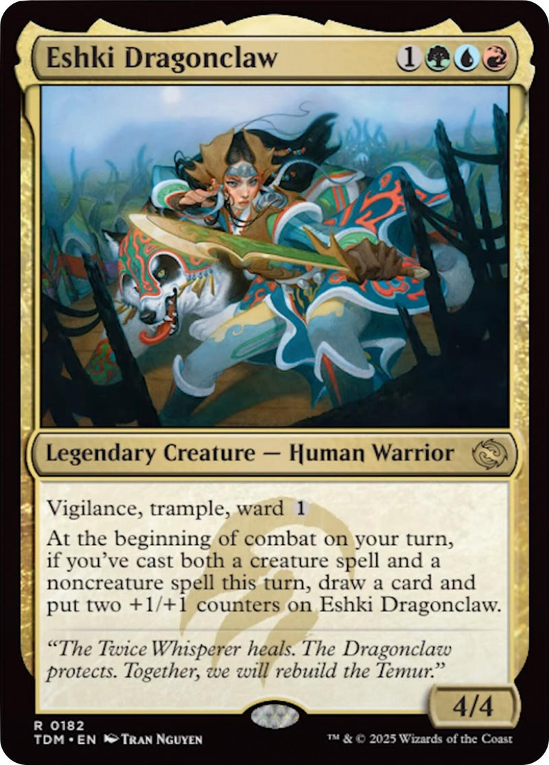 Image for Eshki Dragonclaw (182) (TDM) - Magic: The Gathering