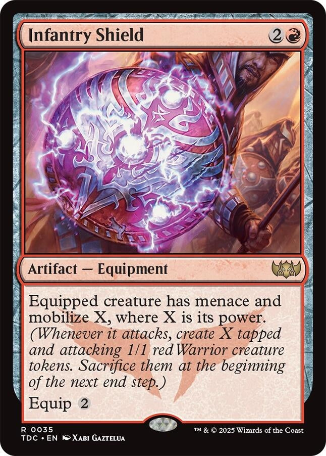 Image for Infantry Shield (35) (TDC) - Magic: The Gathering