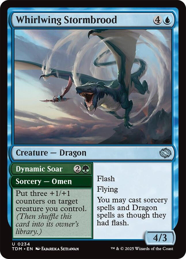 Image for Whirlwing Stormbrood (234) (TDM) - Magic: The Gathering