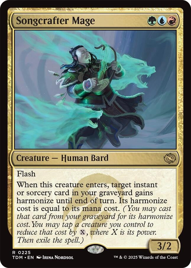 Image for Songcrafter Mage (225) (TDM) - Magic: The Gathering