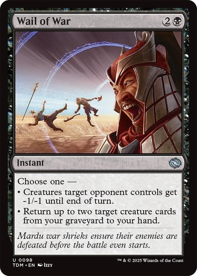 Image for Wail of War (98) (TDM) - Magic: The Gathering