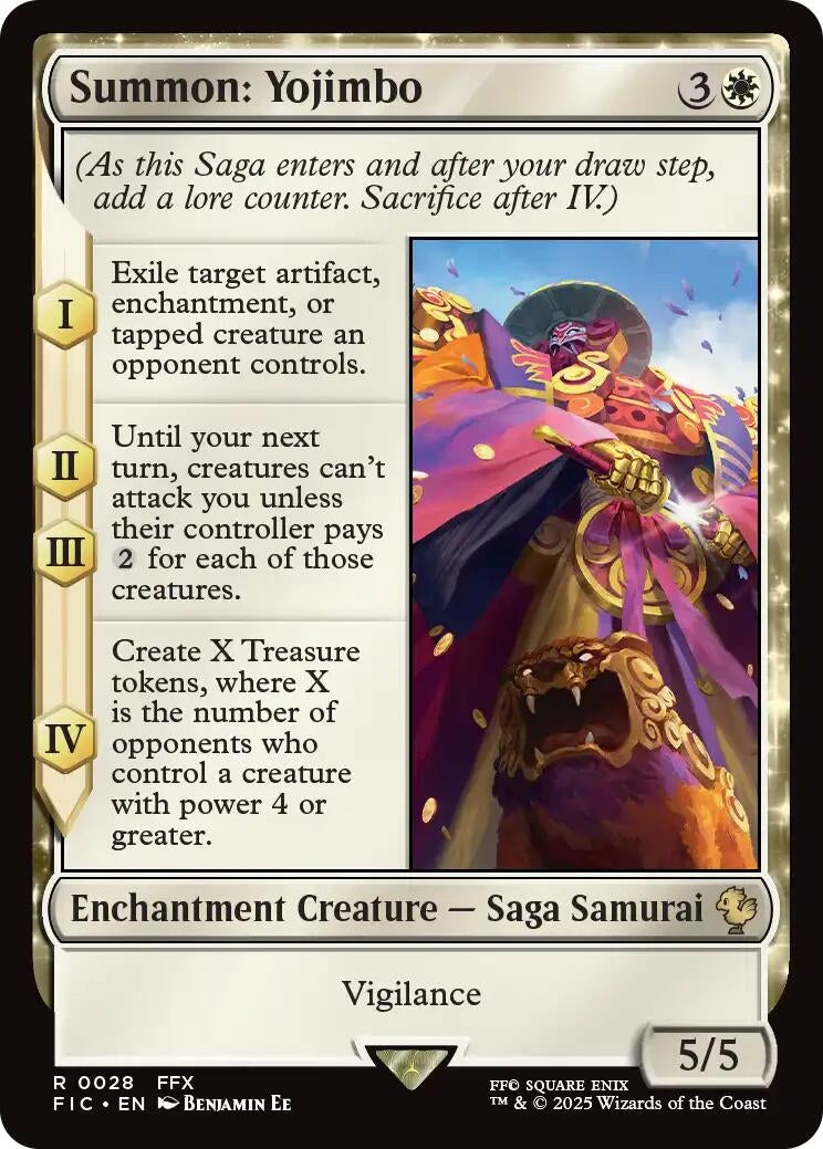 Image for Summon: Yojimbo (28) (FIC) - Magic: The Gathering