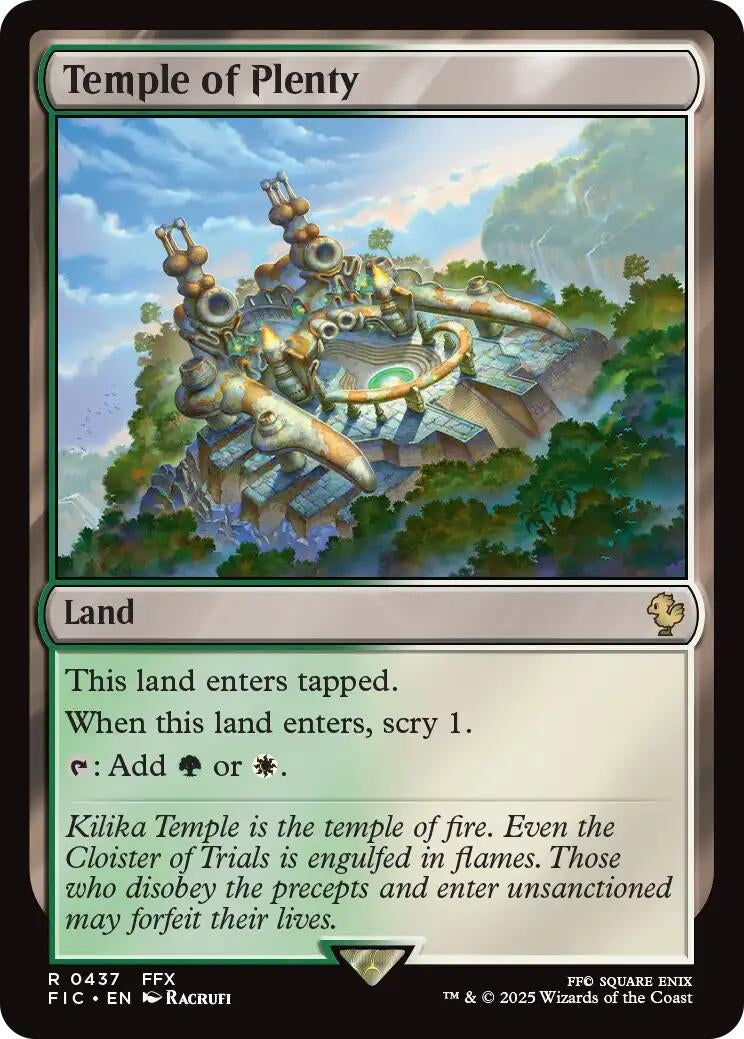 Image for Temple of Plenty (437) (FIC) - Magic: The Gathering