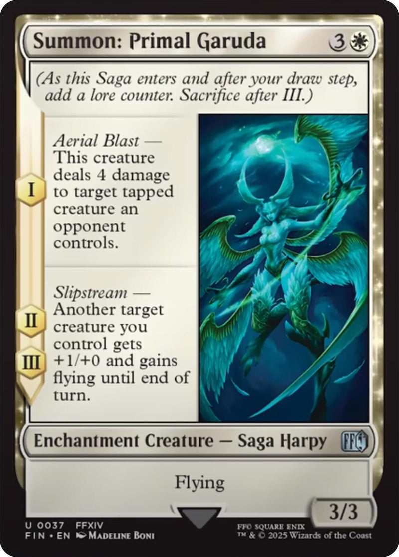 Summon: Primal Garuda (37) (FIN) Japanese