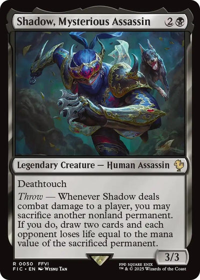 Shadow, Mysterious Assassin (Surge Foil) (50) (FIC)