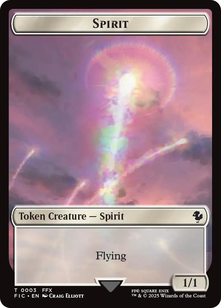 Image for Spirit // Squid Double-Sided Token (3 // 5) (FIC) - Magic: The Gathering