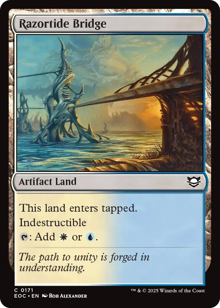 Image for Razortide Bridge (171) (EOC) - Magic: The Gathering