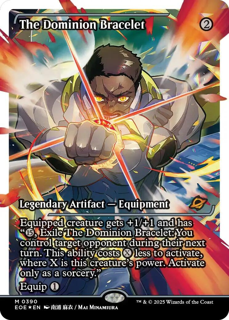 Image for The Dominion Bracelet (Showcase) (Fracture Foil) (390) (EOE) - Magic: The Gathering
