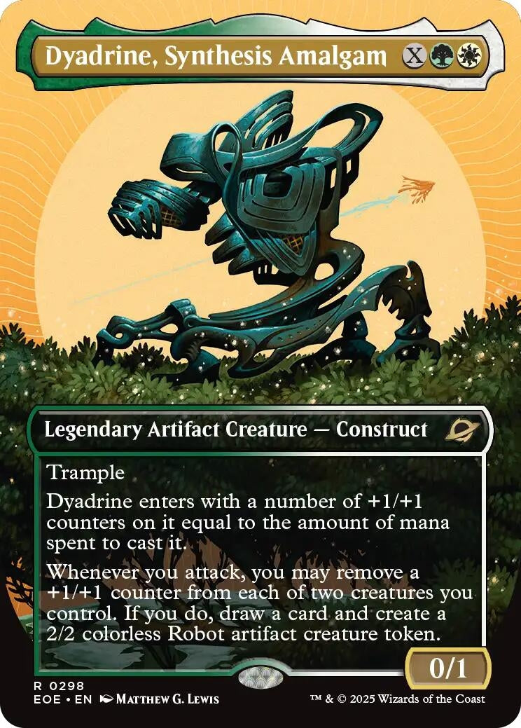 Image for Dyadrine, Synthesis Amalgam (Borderless) (298) (EOE) - Magic: The Gathering