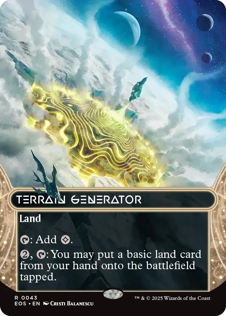 Image for Terrain Generator (0043) (Borderless) (43) (EOS) - Magic: The Gathering