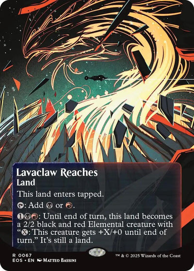 Lavaclaw Reaches (0067) (Borderless) (67) (EOS)