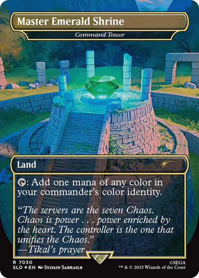 Master Emerald Shrine - Command Tower (7030) (Rainbow Foil) (7030) (SLD)