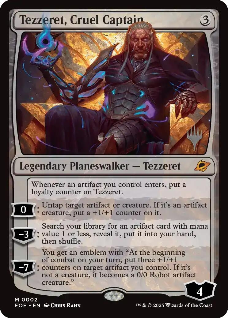 Image for Tezzeret, Cruel Captain (2) (PPEOE) - Magic: The Gathering