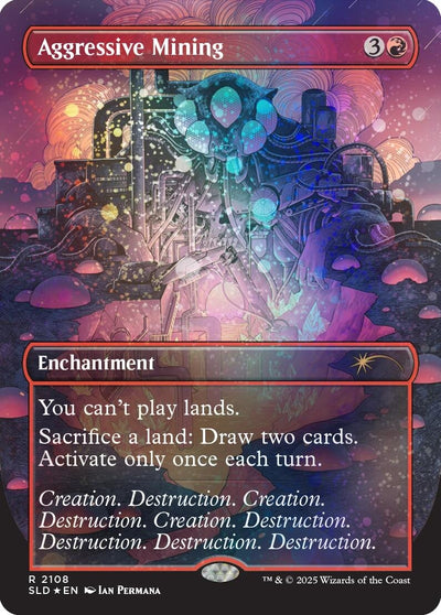 Aggressive Mining (Galaxy Foil) (2108) (SLD)