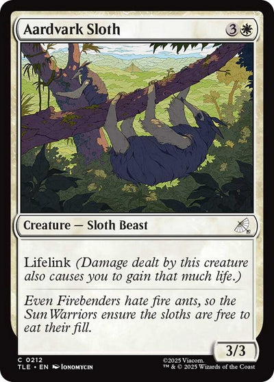Aardvark Sloth (0212) (212) (TLE)