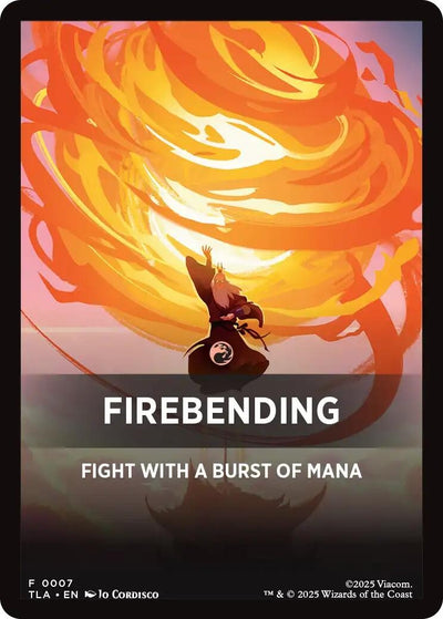 Firebending Theme Card (0007) (7) (TLA)