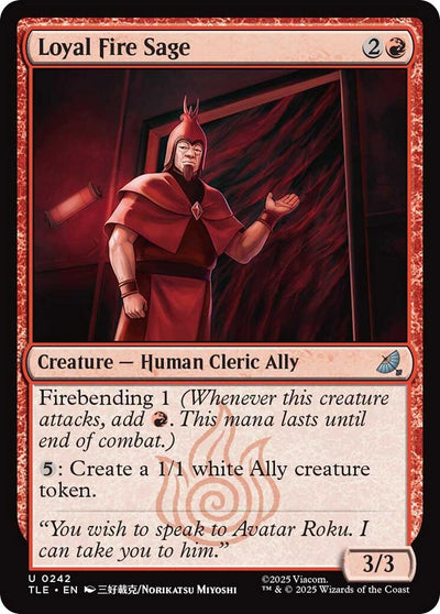 Loyal Fire Sage (242) (TLE)