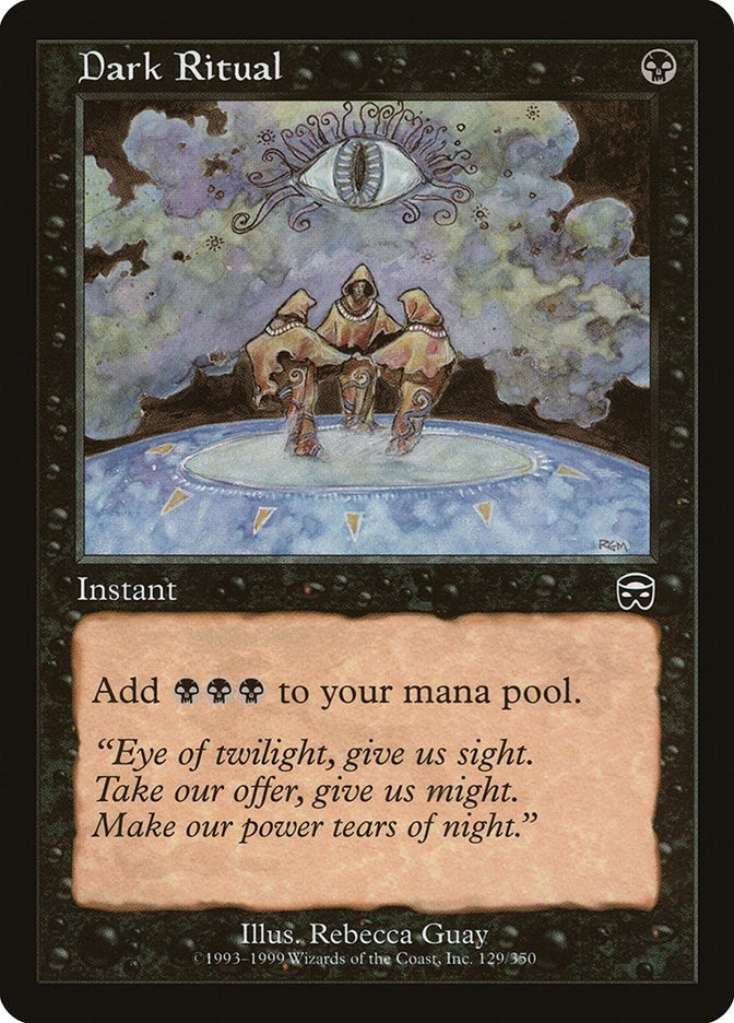 Dark Ritual (129) (MMQ) Japanese