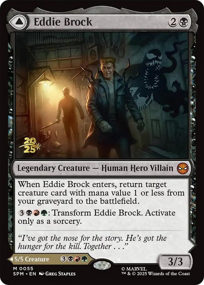 Image for Eddie Brock (55) (PRE) - Magic: The Gathering