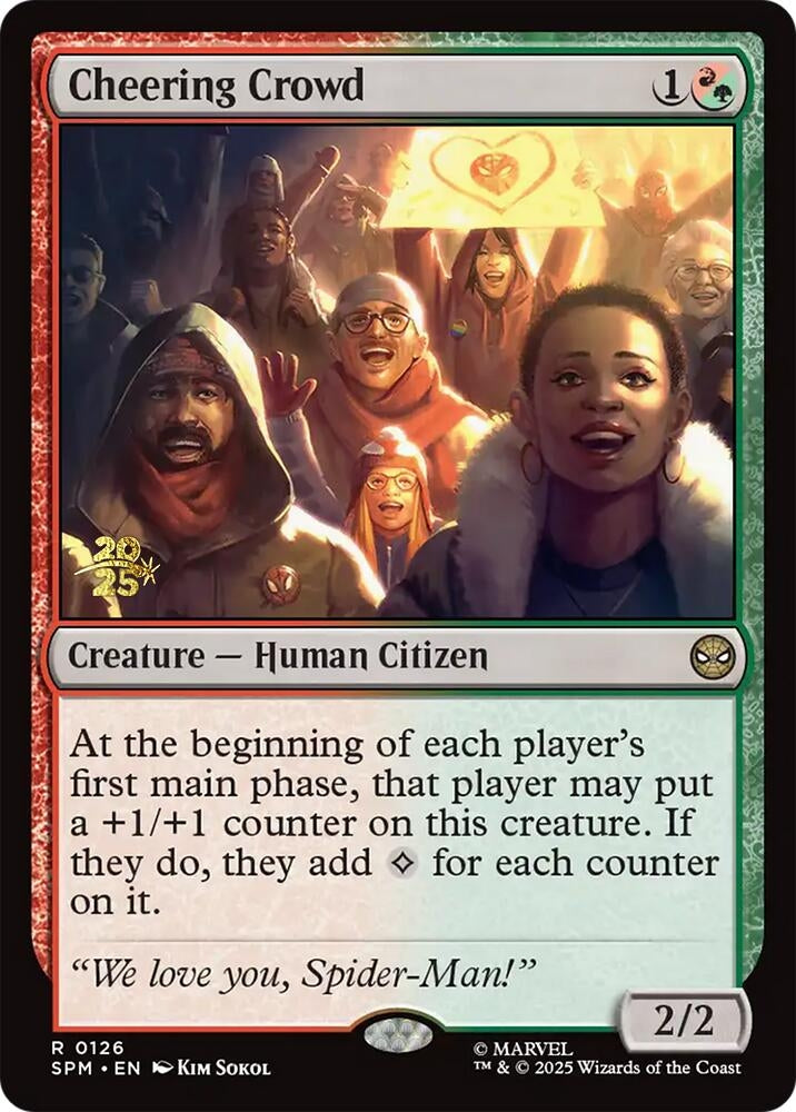 Image for Cheering Crowd (126) (PRE) - Magic: The Gathering