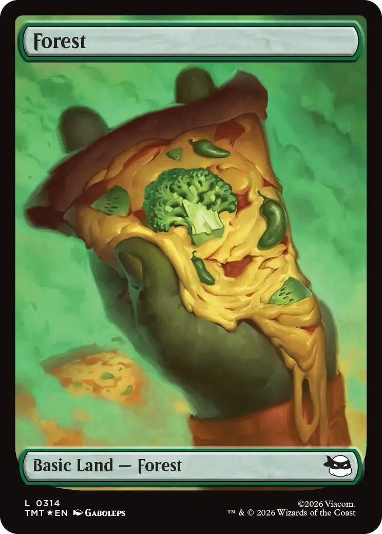 Image for Forest (0314) (Surge Foil) (314) (TMT) - Magic: The Gathering