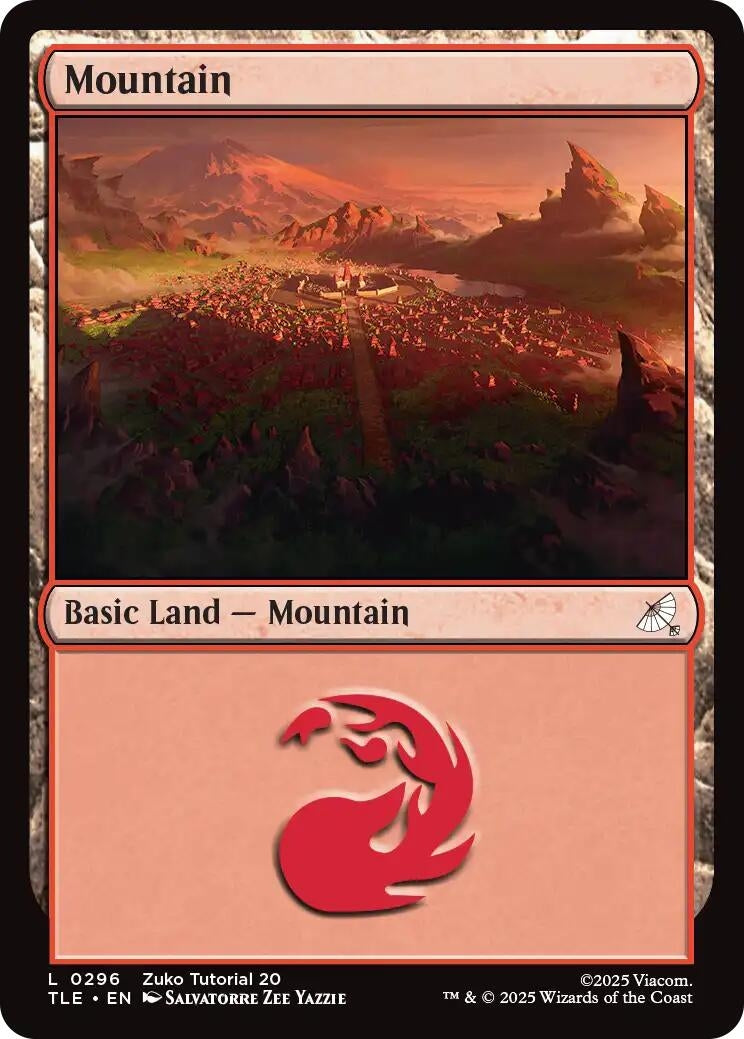Image for Mountain (0296) (296) (TLE) - Magic: The Gathering