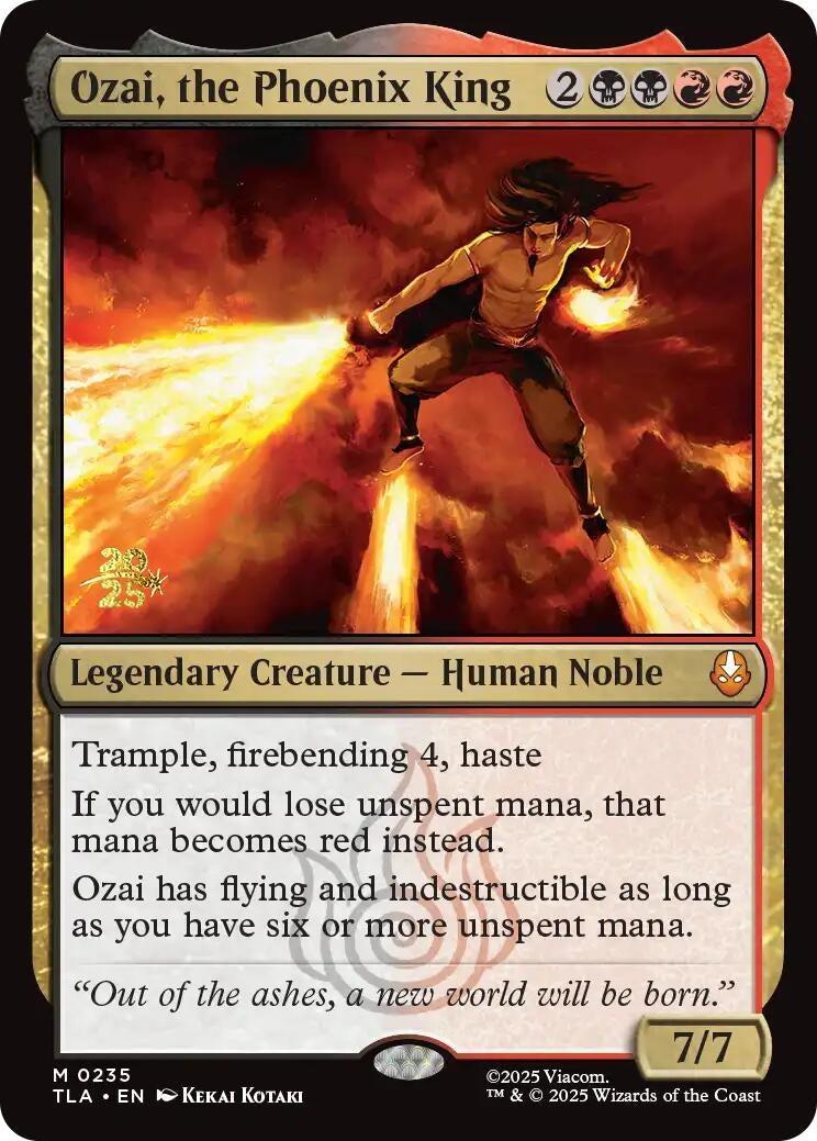 Image for Ozai, the Phoenix King (235) (PRE) - Magic: The Gathering