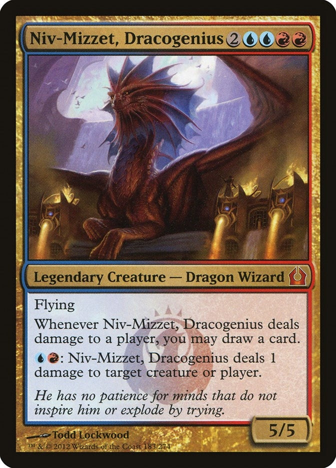 Niv-Mizzet, Dracogenius (183) (RTR) Japanese