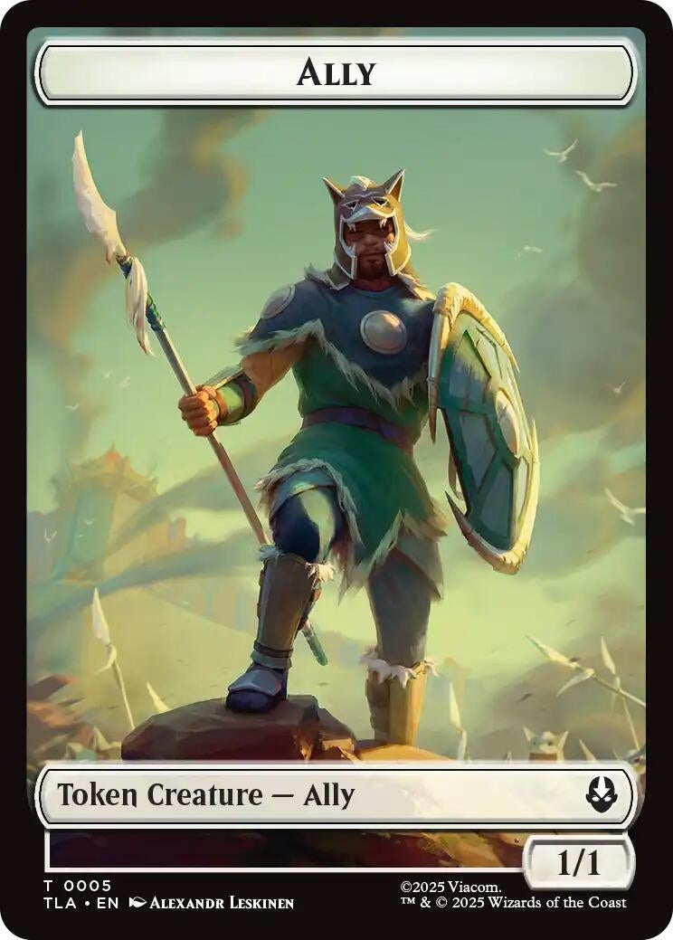 Image for Ally (0005) // Soldier (0002) Double-Sided Token (5 // 2) (TLA) - Magic: The Gathering