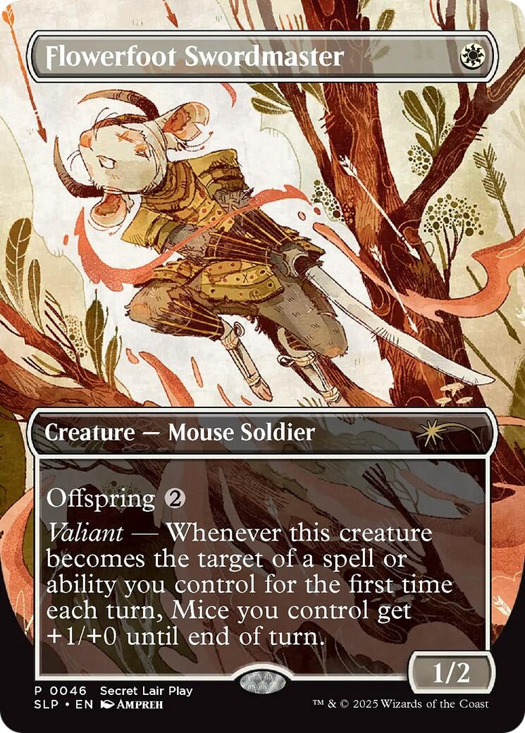 Image for Flowerfoot Swordmaster (46) (SLP) - Magic: The Gathering