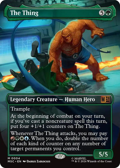 The Thing (Borderless) (4) (MSC)