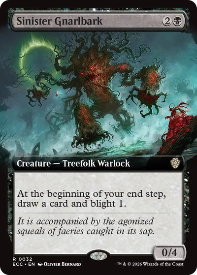 Sinister Gnarlbark (Extended Art) (32) (ECC)