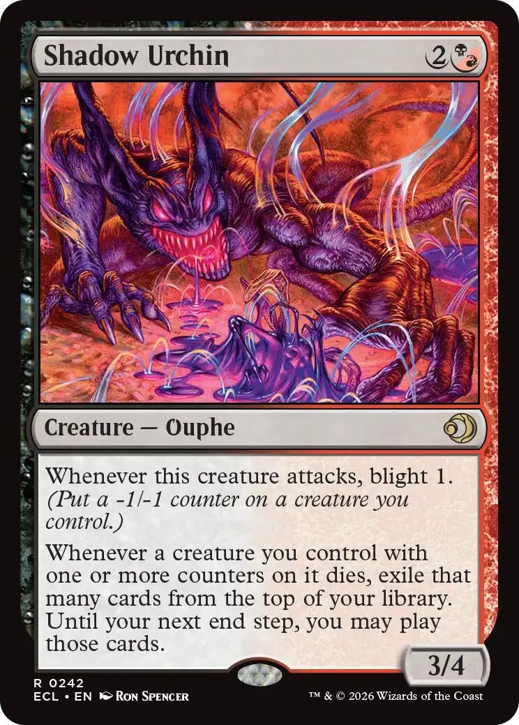 Image for Shadow Urchin (242) (ECL) - Magic: The Gathering